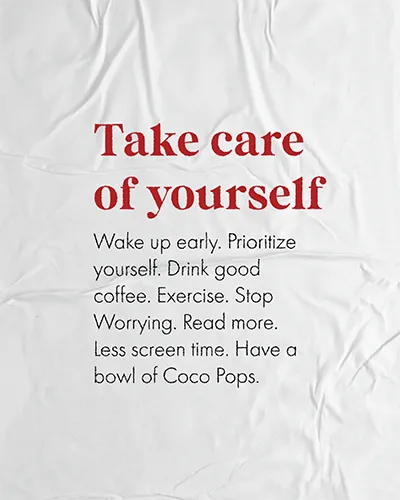 Wellness and gut health post featuring a woman in neutral tones