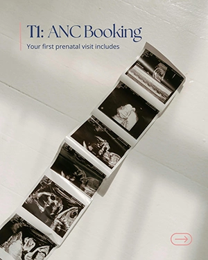 Dr. Fajer informative post about ANC booking with ultrasound imagery